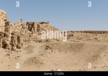 Überreste der Festungsmauer, Sergiopolis Syrien Stockfoto