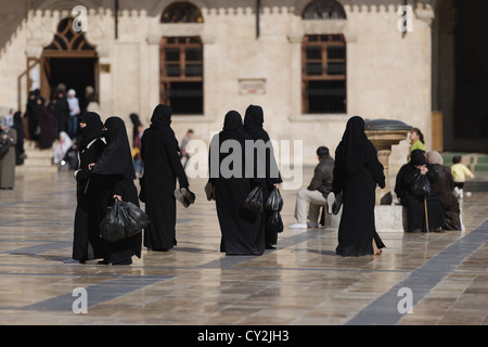 Umayyaden-Moschee, Aleppo, Syrien Stockfoto