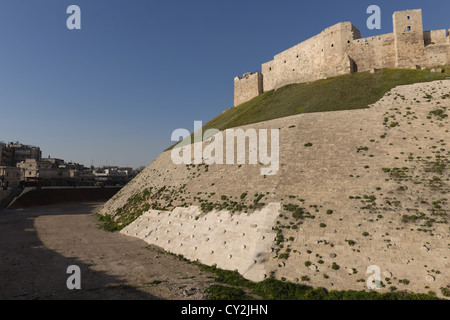 Aleppo Zitadelle, Syrien Stockfoto