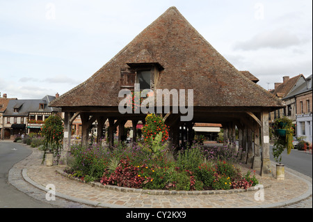 Markthalle, Lyons-la-Foret, Normandie, Frankreich Stockfoto