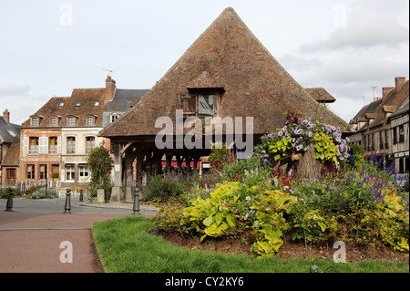 Markthalle, Lyons-la-Foret, Normandie, Frankreich Stockfoto