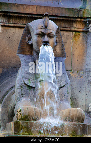 Sphinx an der Fontaine du Palmier in Paris Stockfoto