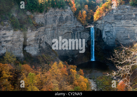 Taughannock Falls State Park oberen fällt, Trumansburg NY USA Stockfoto