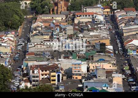 Überblick über Kandy in Sri Lanka Stockfoto