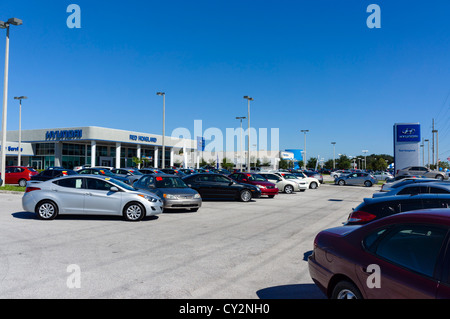 Hyundai, Honda und Nissan Auto Händler, Winter Haven, Zentral-Florida, USA Stockfoto