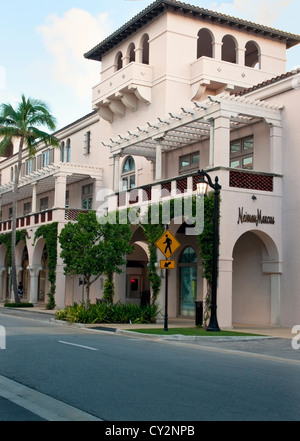 Neiman Marcus auf der Worth Avenue in West Palm Beach Florida Stockfoto