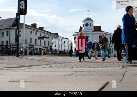 Überbrücken Sie, Stratford niedrigen Niveau Straßenansicht Stockfoto