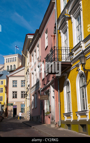Niguliste Straße Vanalinn Altstadt Tallinn Estland Europa Stockfoto