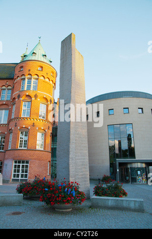 Erbaut die Stadt Bibliothek außen Slottsparken Malmö Stadt Skåne Grafschaft Schweden Europapark Stockfoto