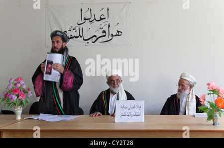 Gerichtsverfahren in Kunduz Afghanistan Stockfoto