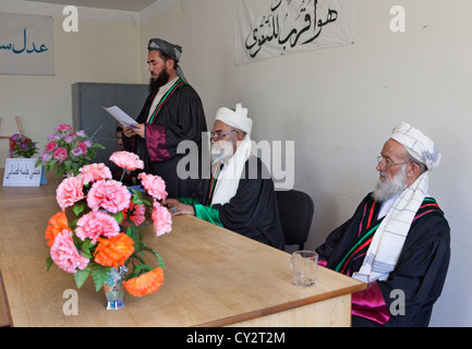 Gerichtsverfahren in Kunduz Afghanistan Stockfoto