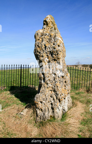 King Stone Rollright Stones Oxfordshire-England-Vereinigtes Königreich Stockfoto