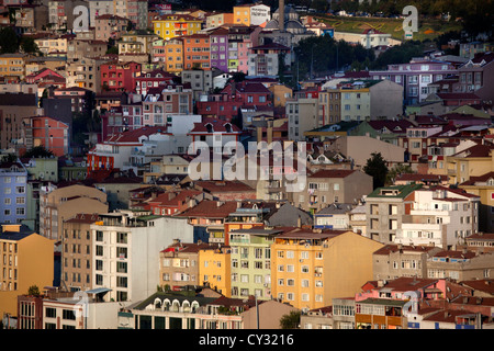 Blick vom Aussichtspunkt "Pierre Loti", Blick auf das goldene Horn, istanbul Stockfoto