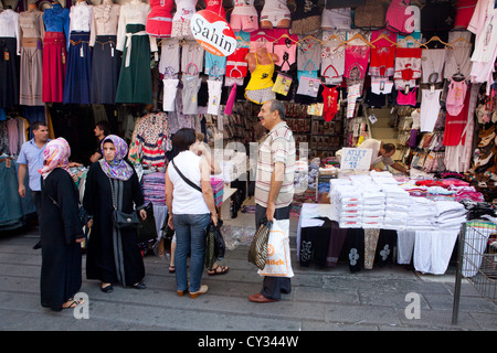 Geschäfte in alte Stadt istanbul Stockfoto