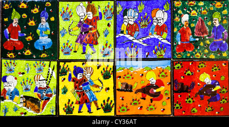 Ziegel-machend in istanbul Stockfoto