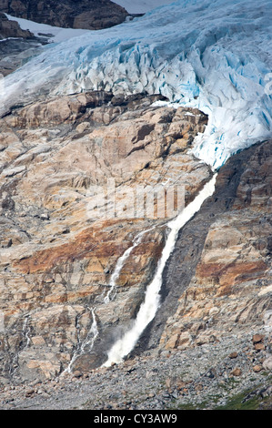 Gletscher, Prinz Christian Sund, Grönland Stockfoto