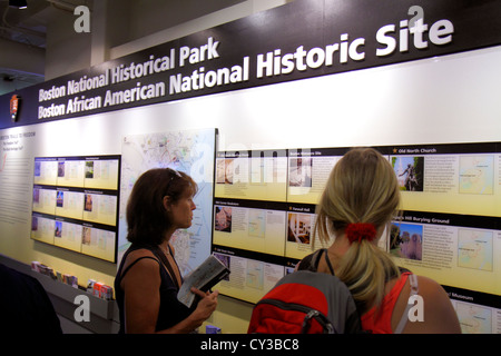 Boston Massachusetts, der Freedom Trail, Faneiul Hall Marketplace, Gebäude, Boston National Historical History Park, Boston African National Historic Site Stockfoto