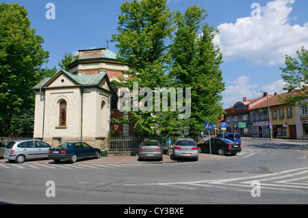 Kalwaria Zebrzydowska St. Joseph Pfarrkirche im Marktplatz Stockfoto