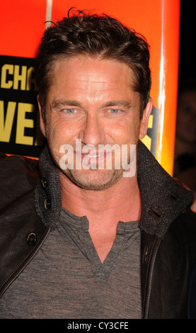 GERARD BUTLER U.S. Filmschauspieler im Oktober 2012. Foto Jeffrey Mayer Stockfoto