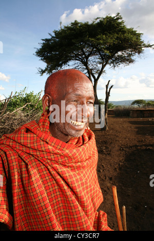 Massai-Stamm in Kenia Stockfoto