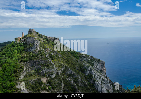 Eze-Village. Einer der dreizehn "Route des Dörfer perches" der Côte d ' Azur, Frankreich Stockfoto