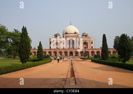 Humayun Mausoleum (Hmayun ka Maqbara) ist das Grab von Mogul Kaiser Humayun. Stockfoto