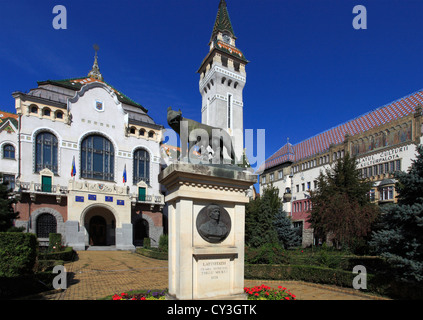 Rumänien, Targu Mures, County Council Building, Kulturpalast, Stockfoto