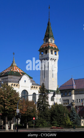 Rumänien, Targu Mures, County Council Building, Kulturpalast, Stockfoto