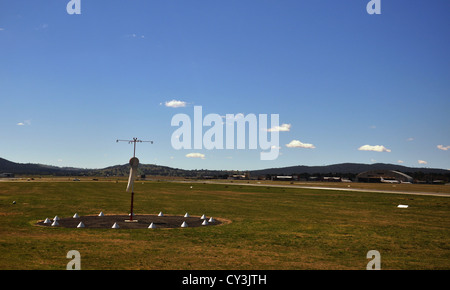 Landebahn des Flughafens Melbourne in Australien Stockfoto