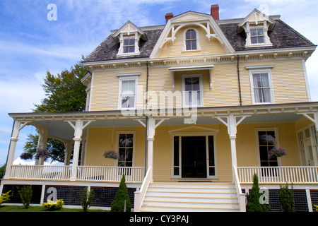 Rhode Island Newport, Fort Ft. Adams State Park, Eisenhower House, Sommer White House, RI120820014 Stockfoto