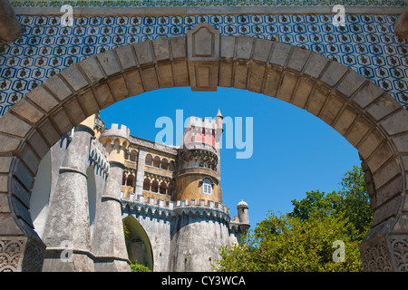 Palacio da Pena, Sintra, Lissabon, Portugal Stockfoto