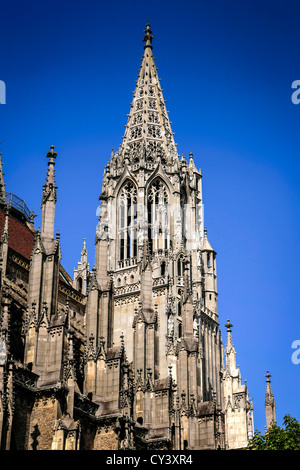 Der Turm der Kathedrale in Ulm Deutschland Stockfoto