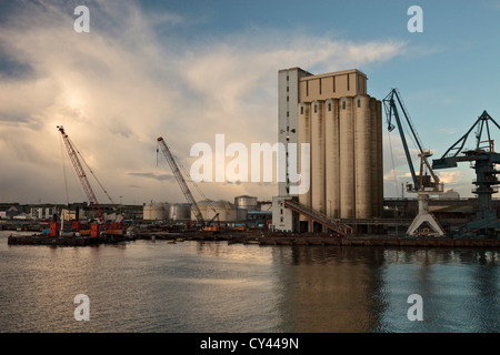 Europa, Frankreich, Bretagne, Morbihan (56), Hafen von Lorient Stockfoto