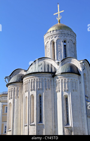 Kathedrale des Heiligen Demetrius (1191) in Wladimir, Russland Stockfoto