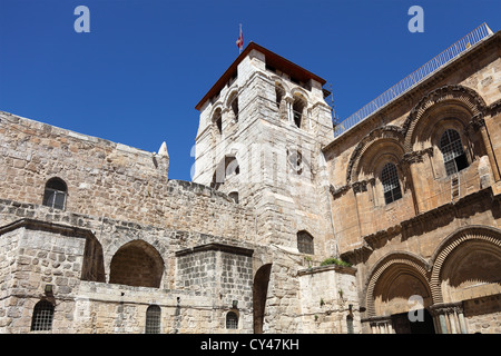 Kirche des Heiligen Grabes an der Via Dolorosa in Jerusalem Stockfoto