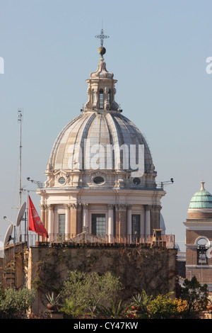 Kuppel aus Trinità dei Monti anzeigen Punkt Roma, Rom, Rom, photoarkive Stockfoto
