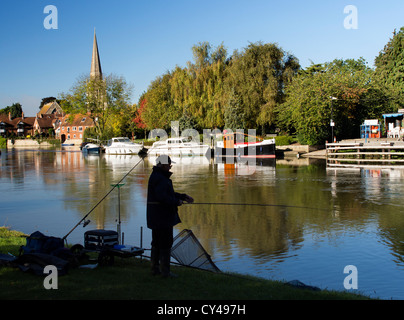 Fischer von Abingdon Brücke im Herbst 6 Stockfoto