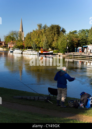 Fischer von Abingdon Brücke im Herbst 2 Stockfoto