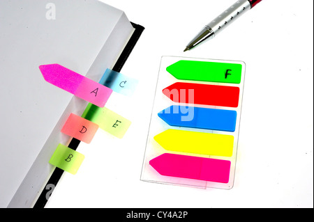 Papier-Tags. Stockfoto