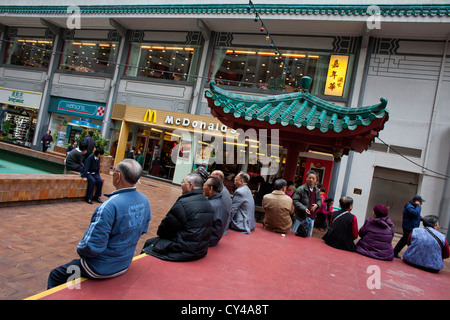 Restaurant in Hongkong, China Stockfoto