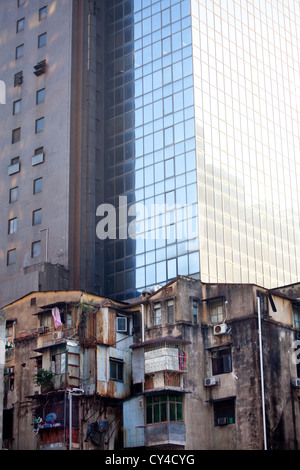 Altbauten in Macau, China Stockfoto