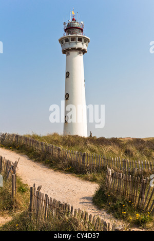 Leuchtturm Van Speijck in Egmond Aan Zee, Niederlande, in der Nähe von Alkmaar Stockfoto