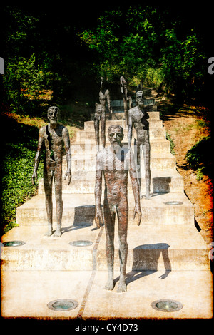 Denkmal für die Opfer des Kommunismus und der Tyrannei der Besatzung in Prag Stockfoto