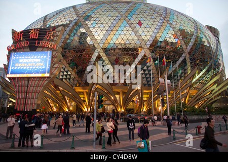 Grand Lisboa ist ein Casino in Macau, China Stockfoto