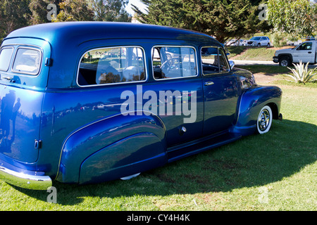1952 Chevrolet benutzerdefinierte Kastenwagen gezeigt bei Auto-Show in Goleta, Kalifornien Stockfoto