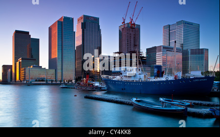 Canary Wharf auf der Isle of Dogs Stockfoto