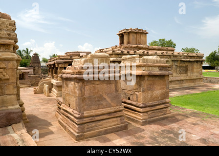 Lad Khan Tempel in Aihole, Karnataka, Indien Stockfoto