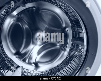 Neue Waschmaschine Trommel Interieur Stockfoto