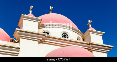 Die griechisch-orthodoxe Kirche, Kapernaum, Israel Stockfoto