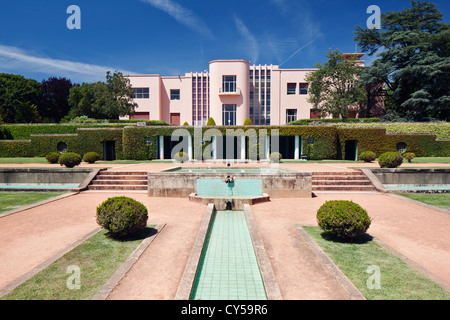 Die Art-Deco-Casa de Serralves (Serralves House), inmitten des Parque de Serralves, Porto, Portugal. Stockfoto